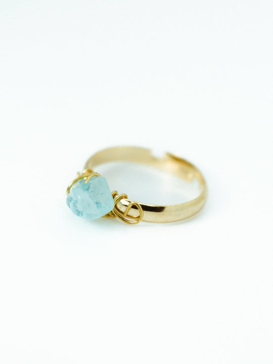 Bague dorée - Julia Trombetta