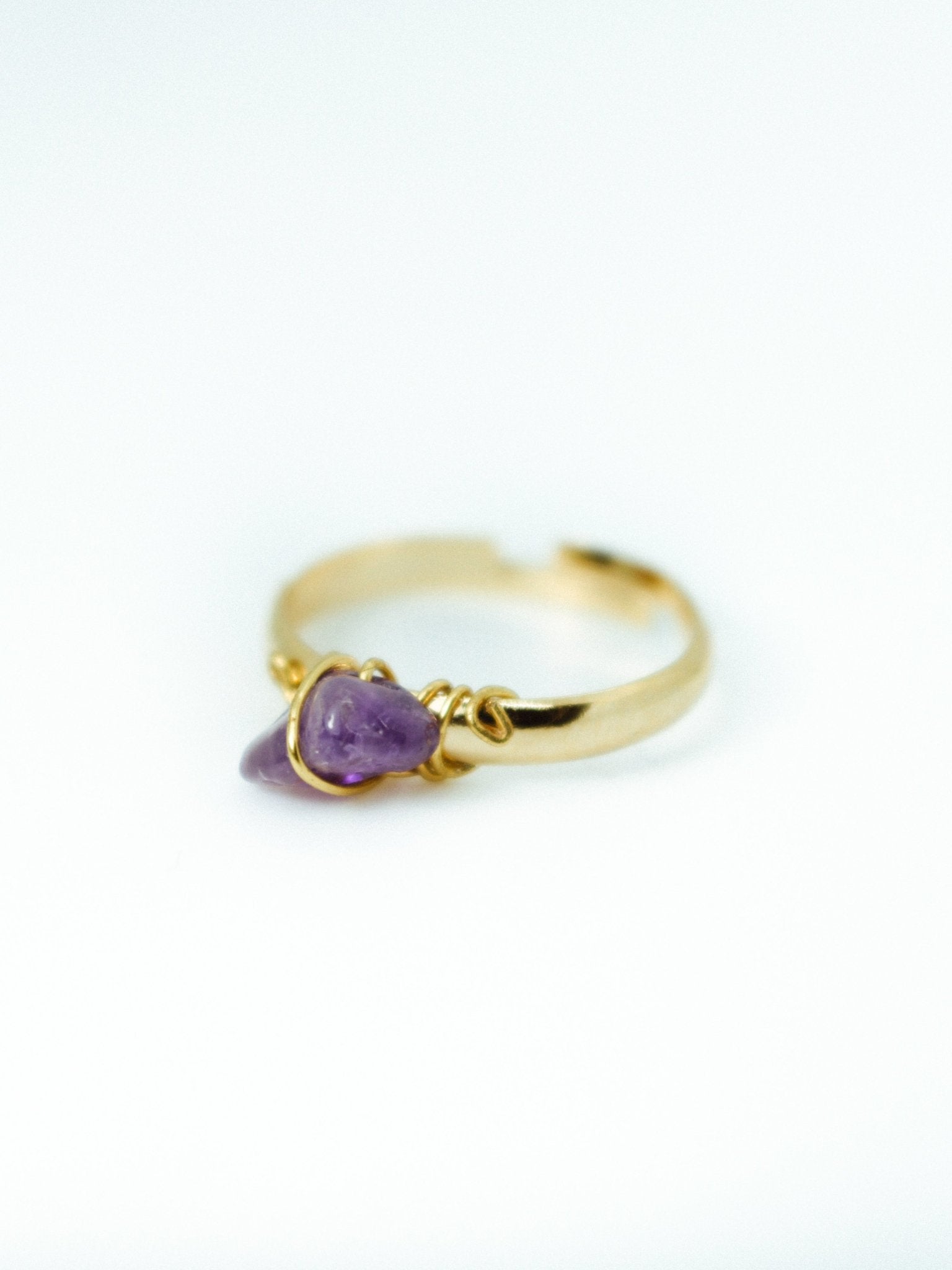 Bague dorée - Julia Trombetta