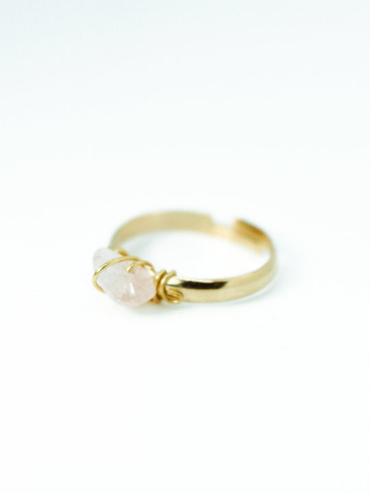 Bague dorée - Julia Trombetta