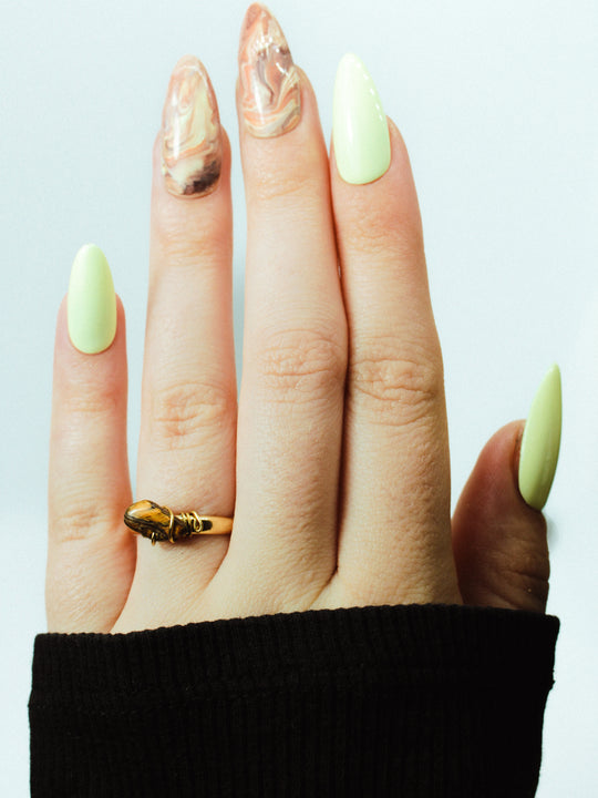 Bague dorée